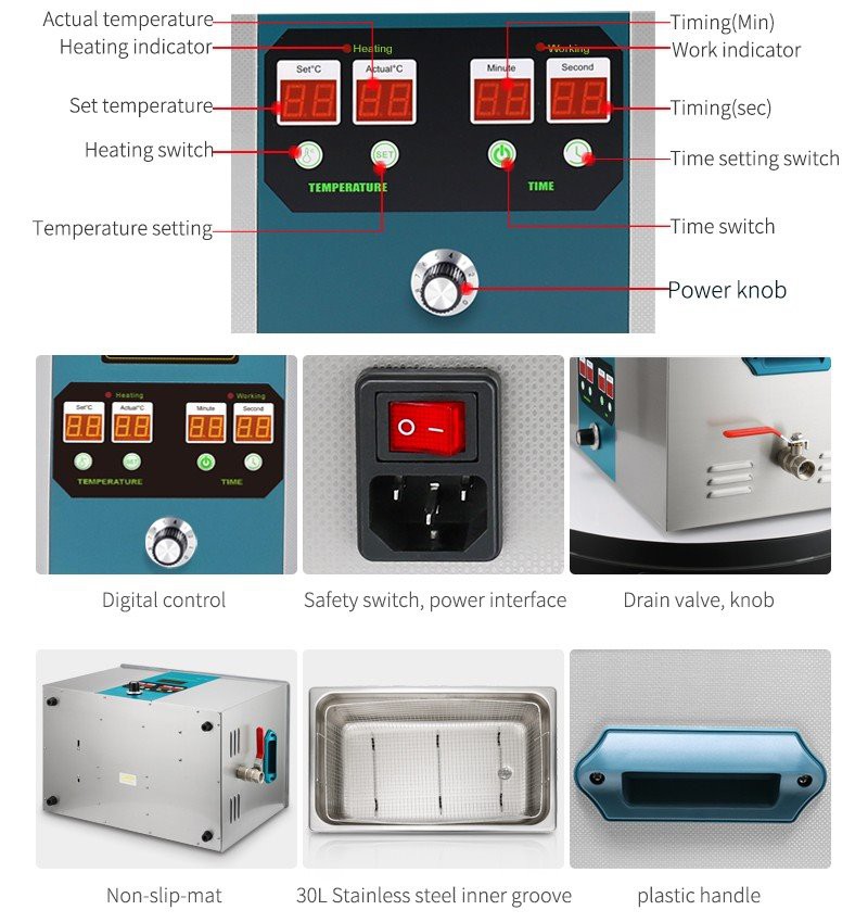 30Liter Frequency Ultrasonic Cleaner